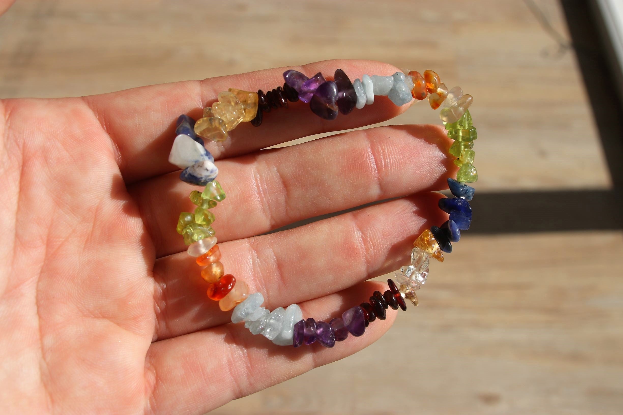 Chakra Chip Bracelet
